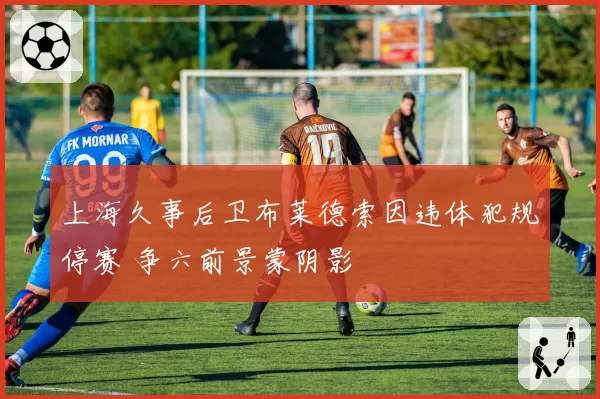 上海久事后卫布莱德索因违体犯规停赛 争六前景蒙阴影