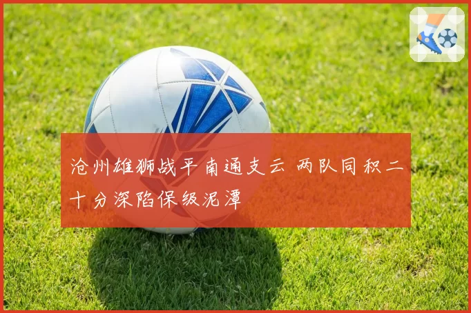 沧州雄狮战平南通支云 两队同积二十分深陷保级泥潭